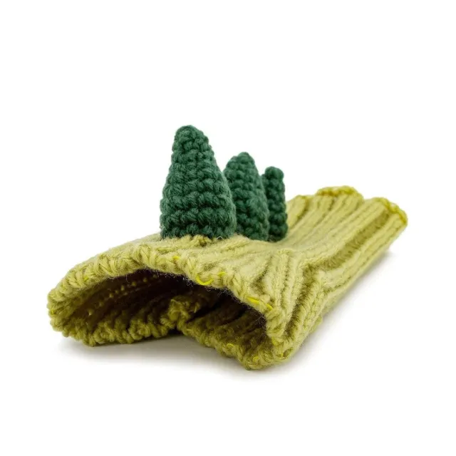 Pet Dog Dinosaur Warm Windproof Halloween Knitted Hat Head Cover Dinosaur - Shop at LoveMi