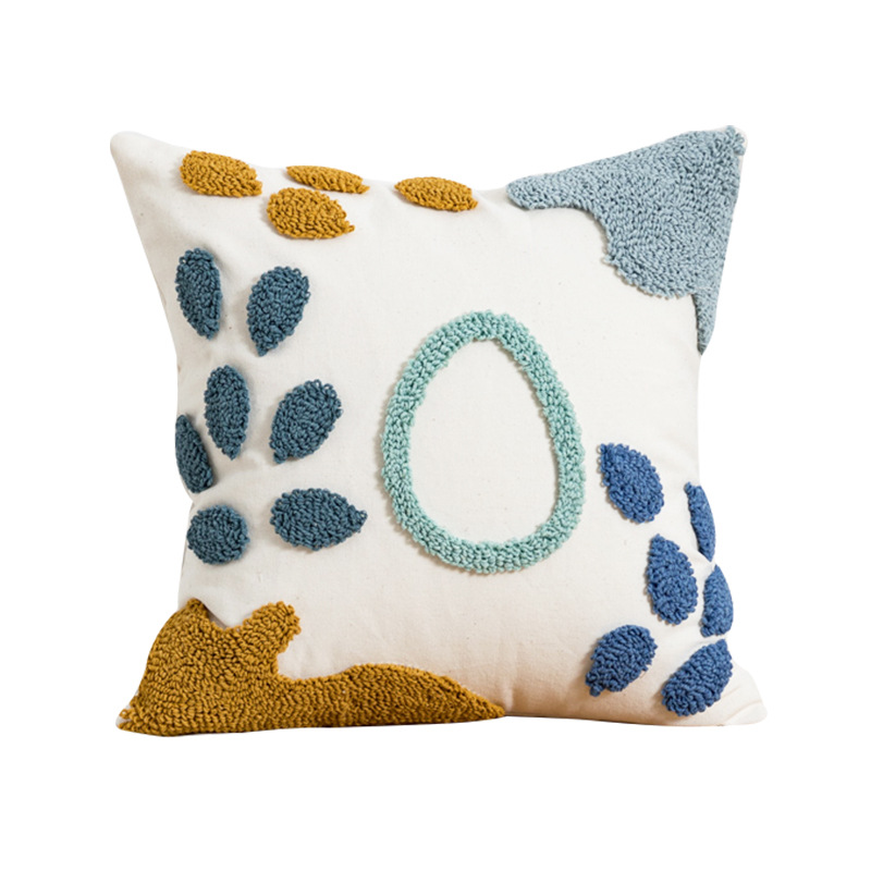 Creative Waterdrop Embroidery Cushion Cover For Living Room Sofa Pillowcase