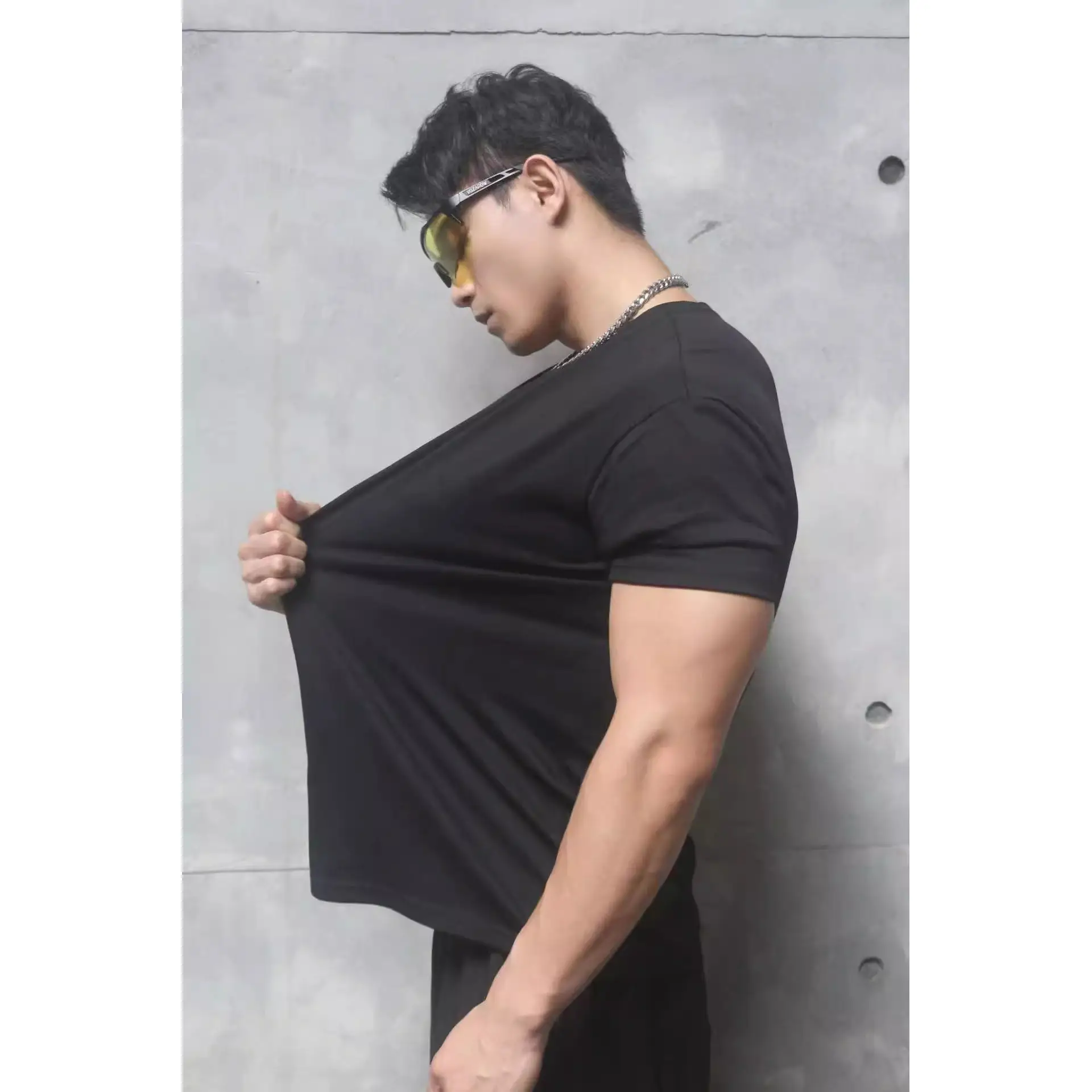 Fashion British Personalized Yupi Men's Summer T-shirt