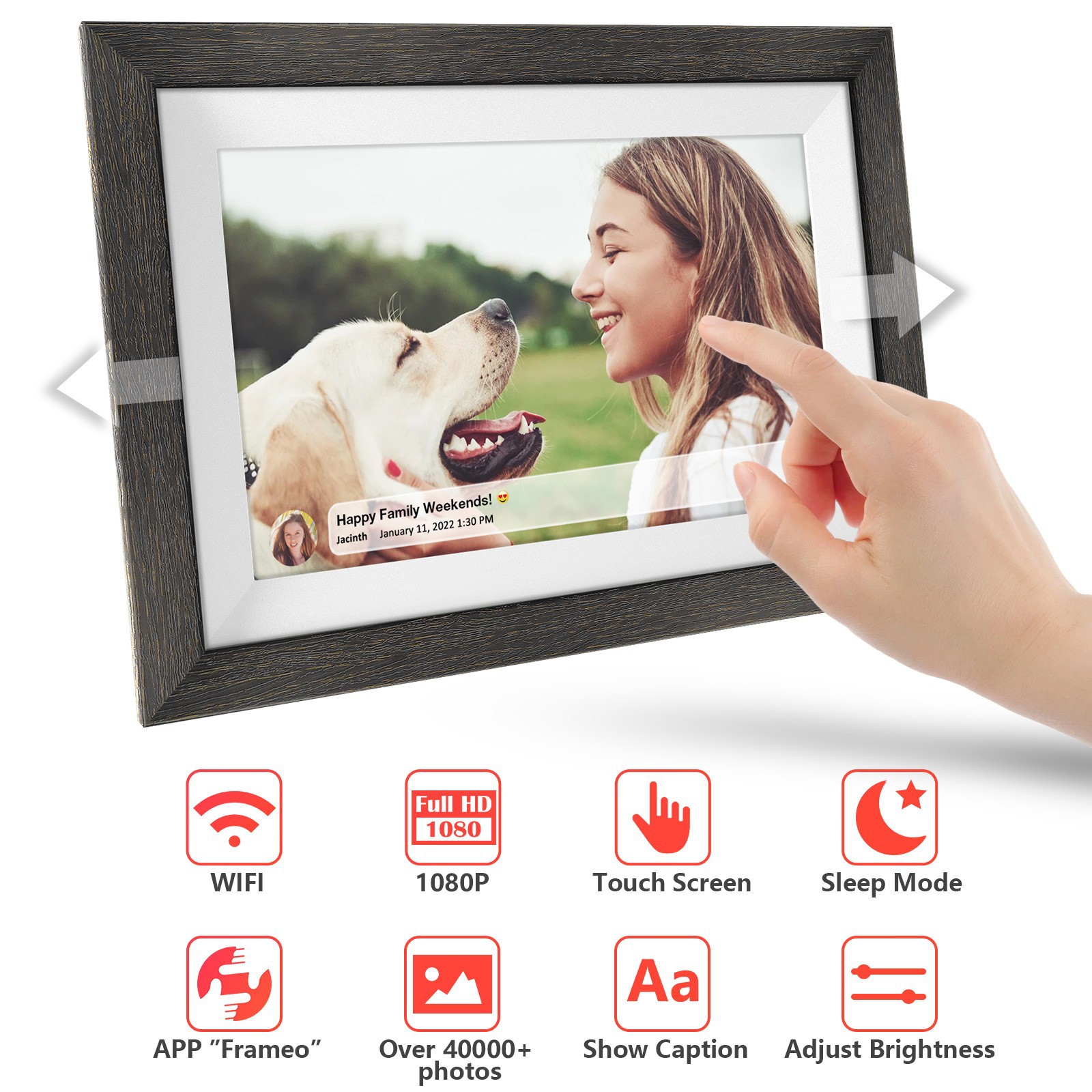 Title 8, Cloud Photo Frame Intelligent Digital Wifi Touc...