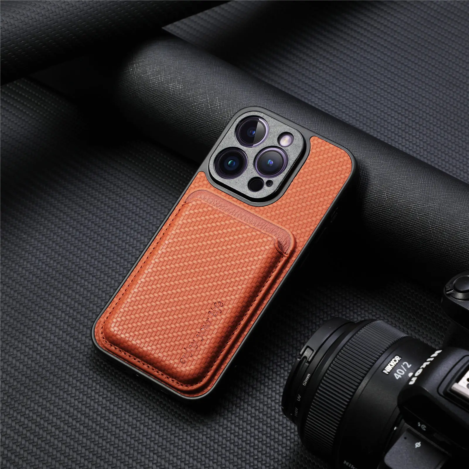 Phone Case Sticker Magnetic Card Holder