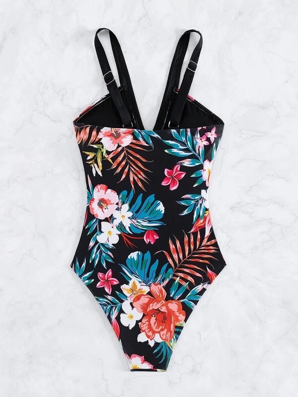 Women's Floral Bikini One-piece Swimsuit - Image 20