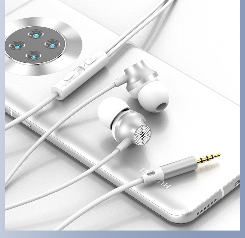 In Ear Wired Subwoofer Metal Earphones - Image 15