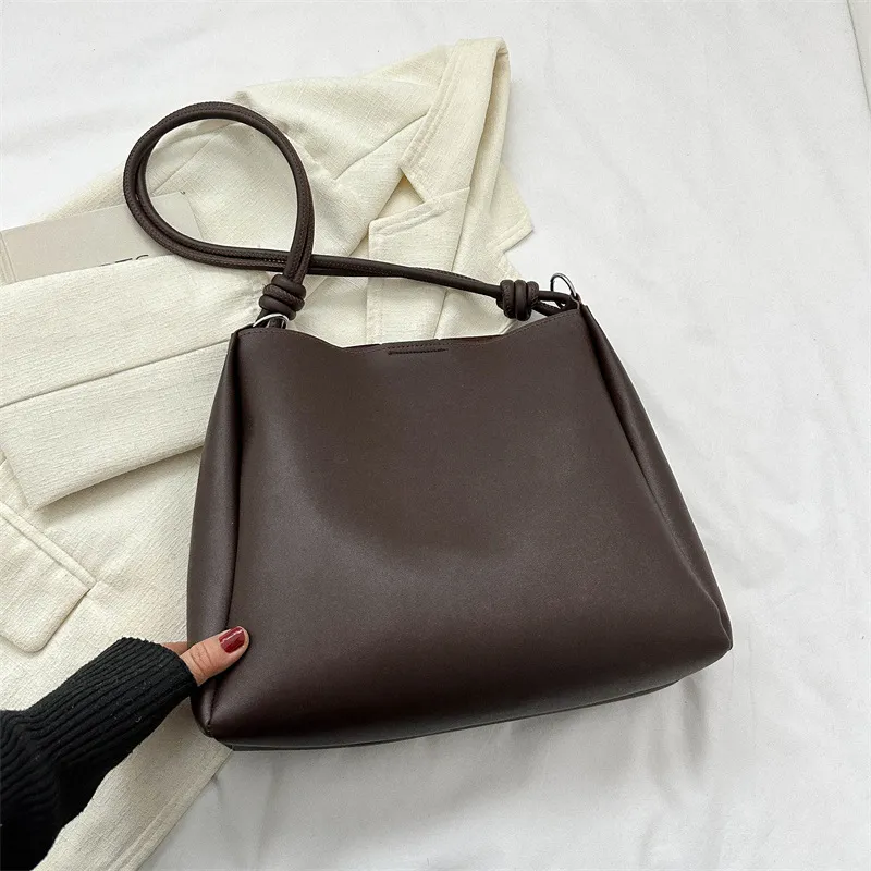 Crossbody Tote Women's Commuter Bag - Brown