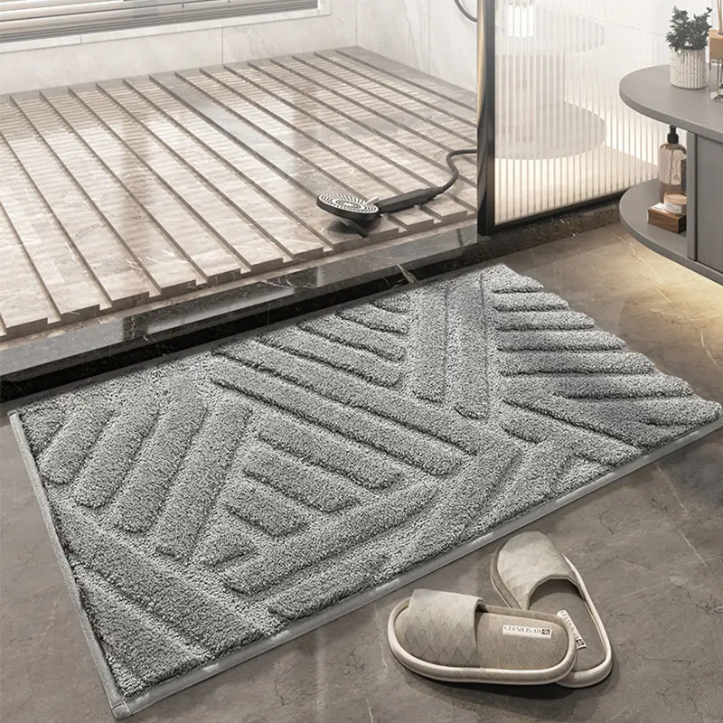 Home Bathroom Entrance Absorbent Non-slip Foot Mat
