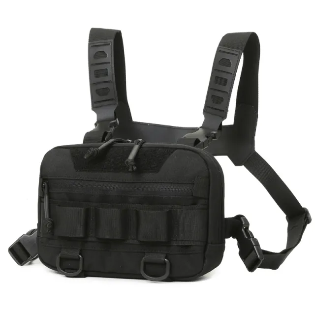 Men's Outdoor Riding Sports Vest Pannier Bag Black - Shop at LoveMi