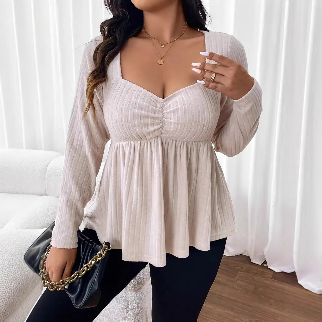Elegant Style Slim Fit Slimming Short Top Beige - Shop at LoveMi