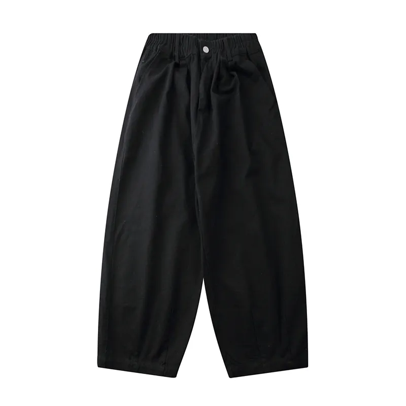 Retro Japanese Wide Leg Jeans Women's Loose Yamamoto - Black