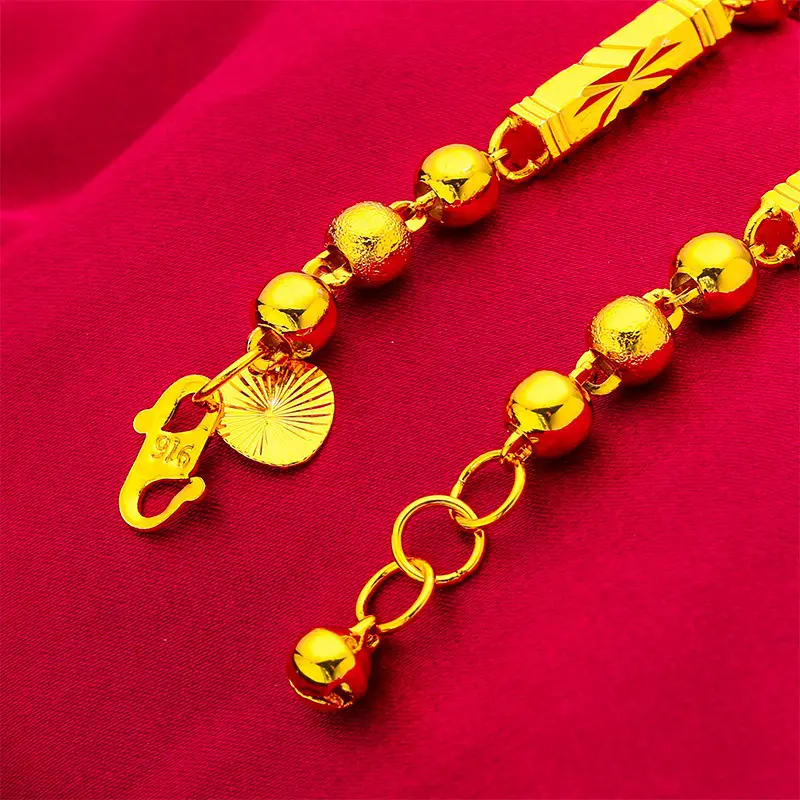 Womens Fashion Hexagonal Beaded Bracelet