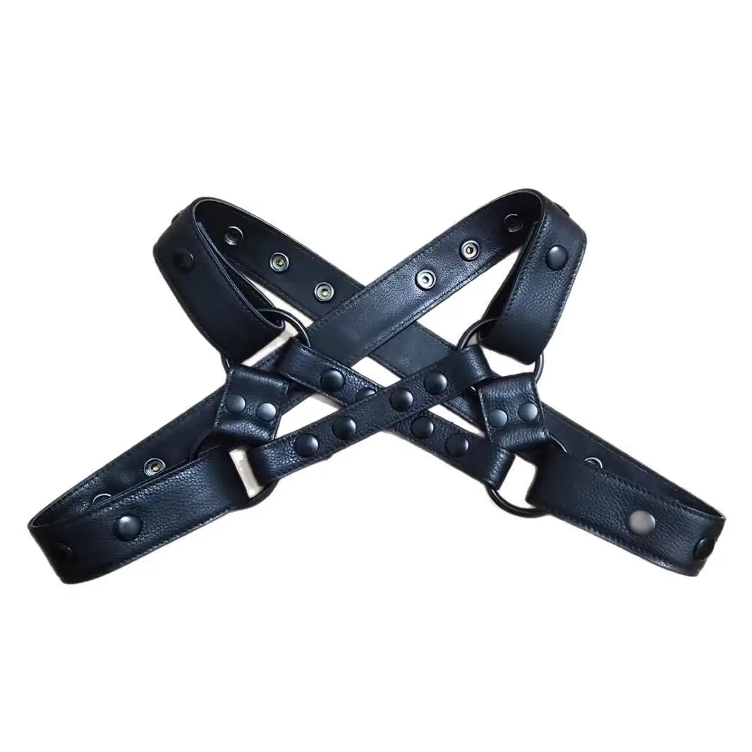 Punk Mens Biker-style Sexy Nightclub Chest Harness Waist Cincher