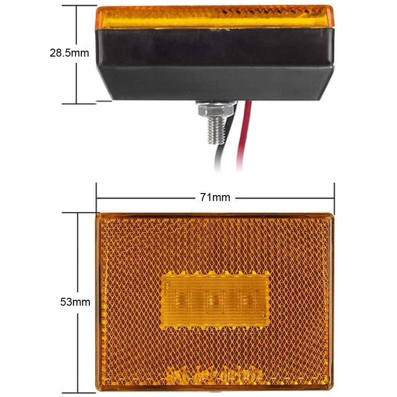 LED Trailer Side Light Side Sign Clearance Lamp 5
