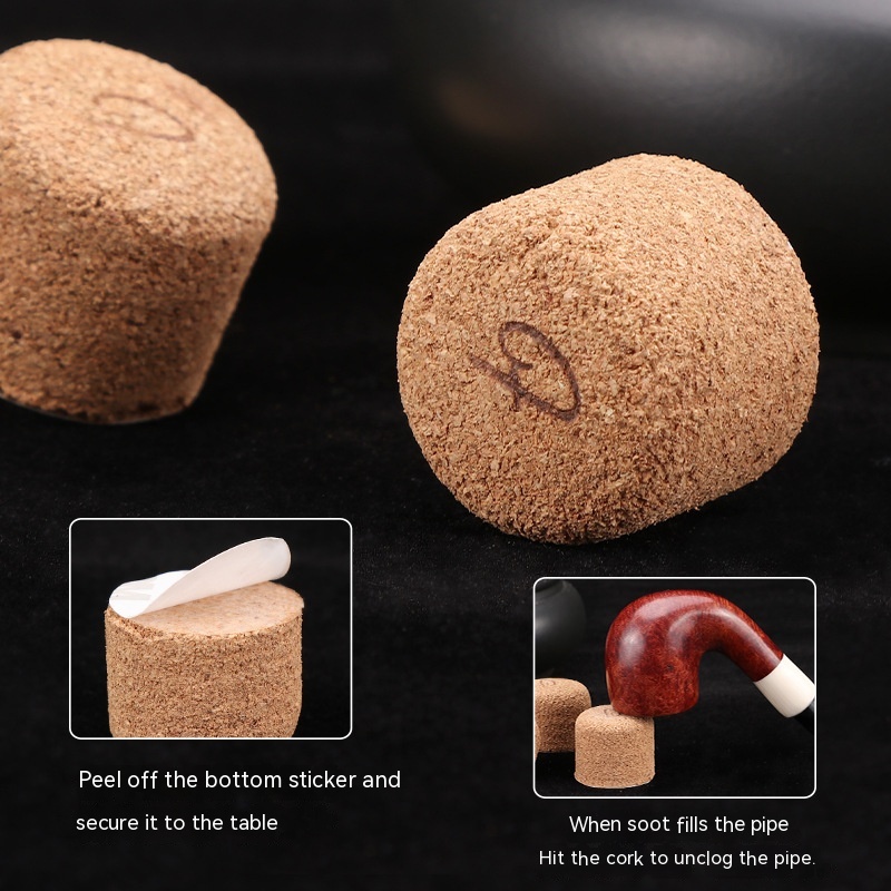 Smoking Suit Ash Artifact Cork Anti-injury Base Pipe Accessories