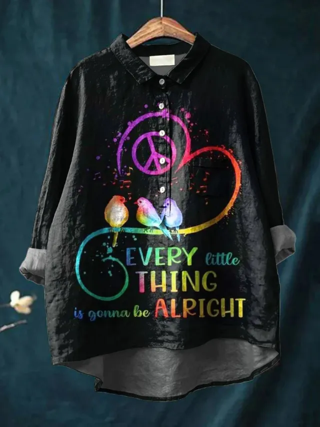 Fashion High grade Graffiti 3D Digital Printing Lapel Shirt 1 Color L - Shop at LoveMi