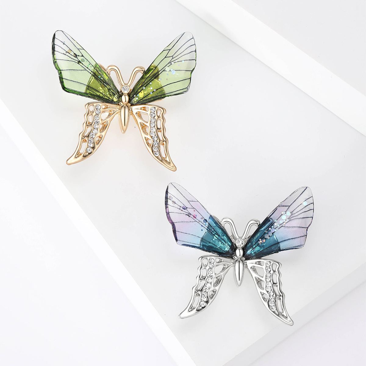 Butterfly Brooch Purple