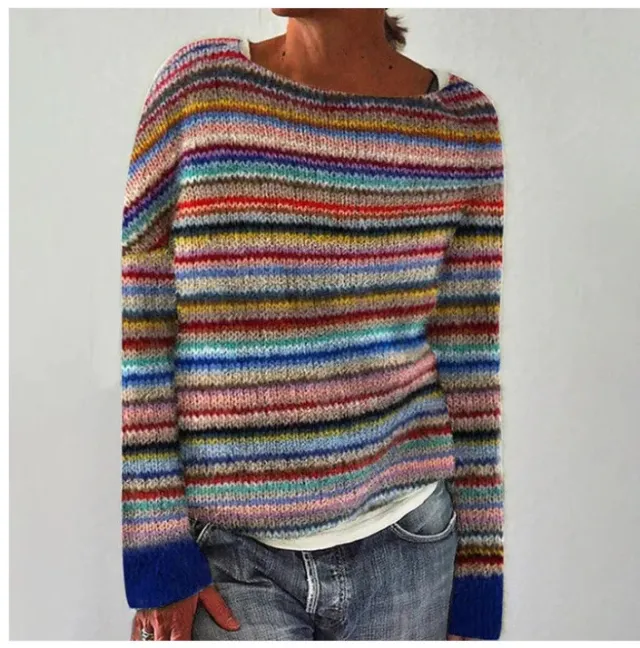 Women's Printed Long Sweater Loose Casual Jacket Rs555 Xs - Shop at LoveMi