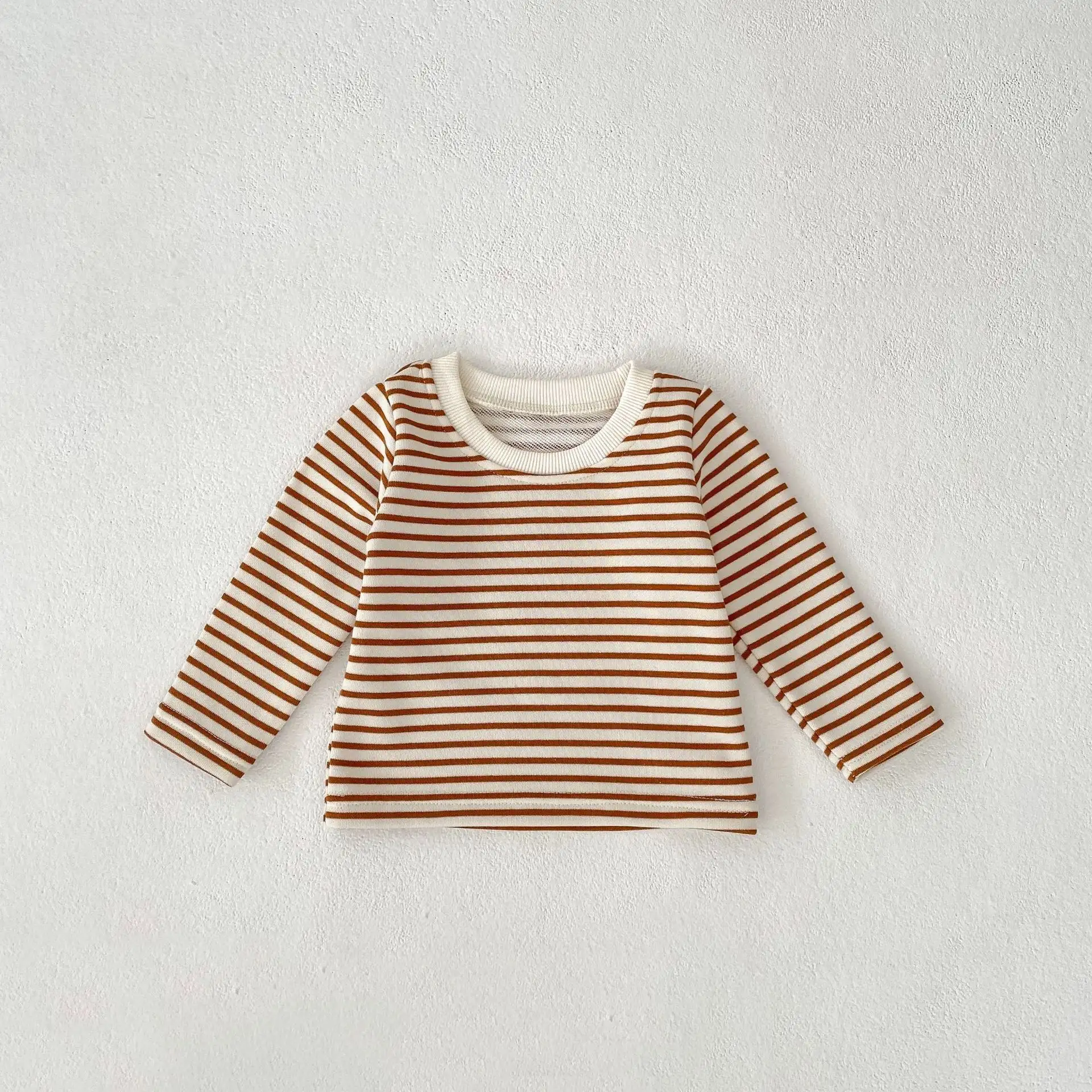Spring Men's And Women's Baby Bib Pants Car Embroidered Long Climbing Striped Top