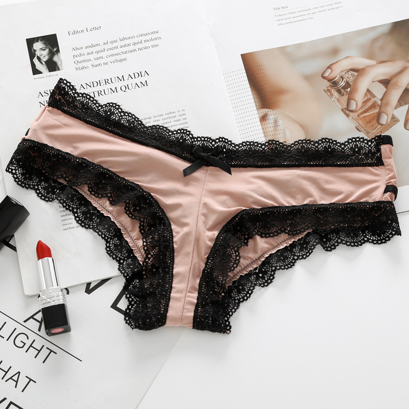 Sexy Lace Low Waist Hollow Diamond Underwear - Image 7