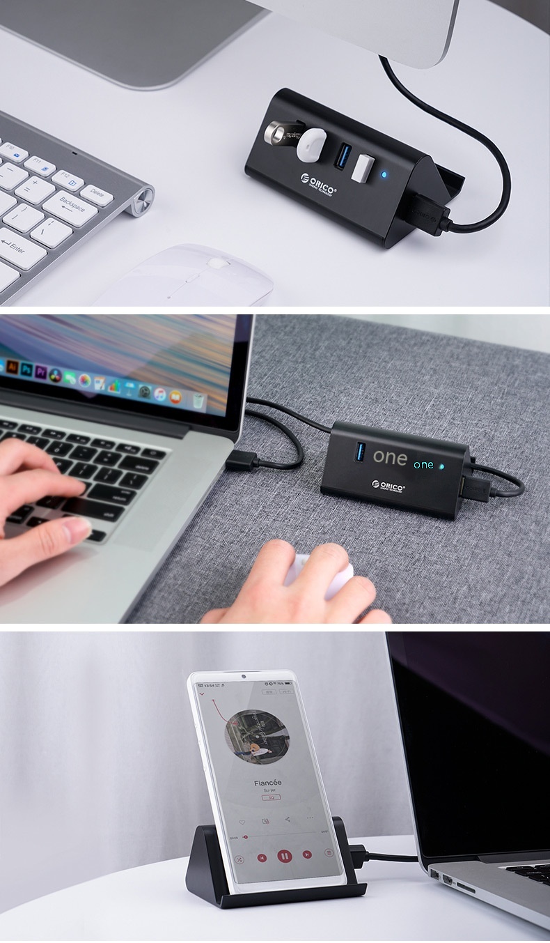 USB Deconcentrator High-speed Bracket Multi-interface External Hub 12