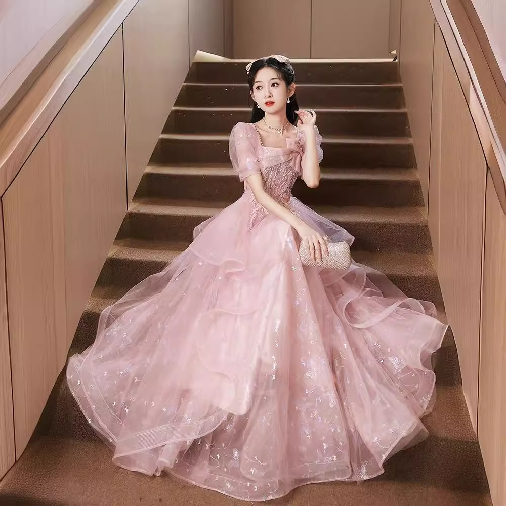 Evening Dress For Women New Light Luxury Minority High-end High-grade Ceremony Host Art Exam Performance