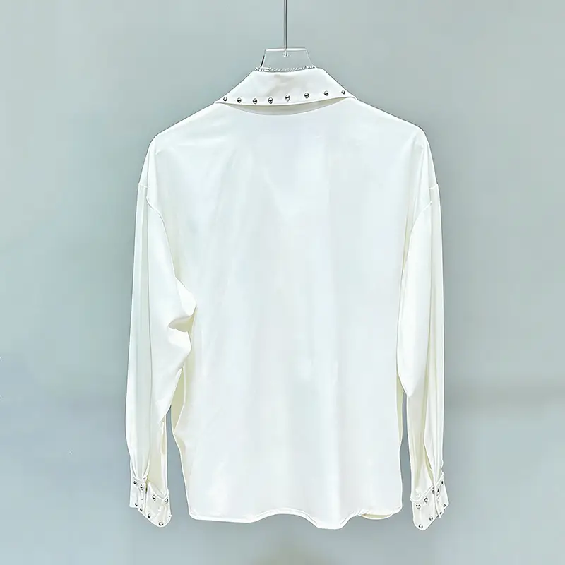 Stylish Niche Drapey Office Shirt For Mencasual And Versatile