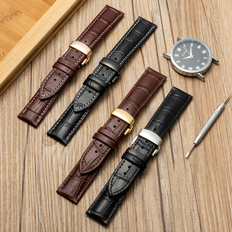 Accesoriu unisex curea de ceas din piele naturală