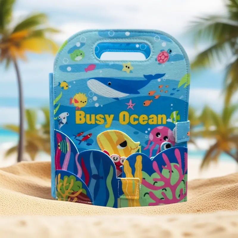 Three-Dimensional Ocean Cloth Book