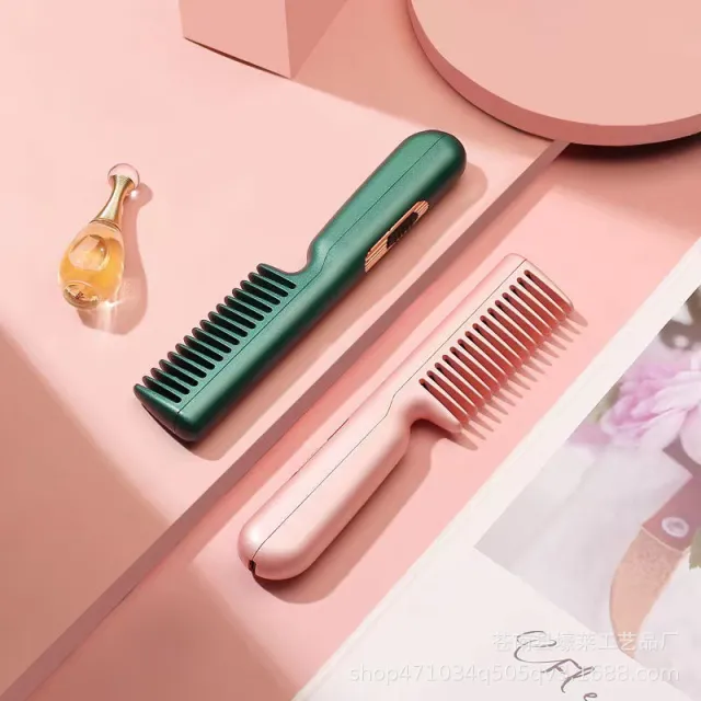 Portable Multi functional Curly Hair And Straight Hair Dual purpose Comb Pink - Shop at LoveMi