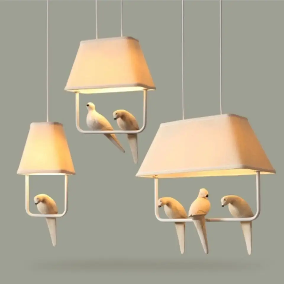 Bird Chandelier Dining Room And Study Corridor