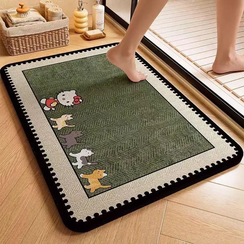 Non-slip Wear-resistant Absorbent Instant Suction Diatom Ooze Floor Mat