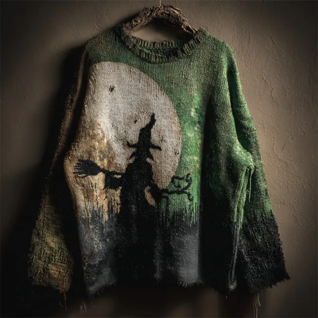 Womens 3D Digital print Crew neck Loose Sweater Wya6172 M - Shop at LoveMi
