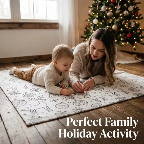 Interactive DIY Creative Painting and Graffiti Blanket