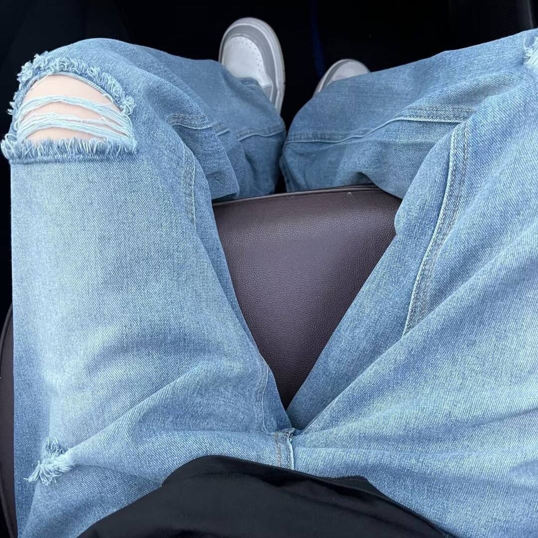 Mens American-style Streetwear Utility Casual Pants