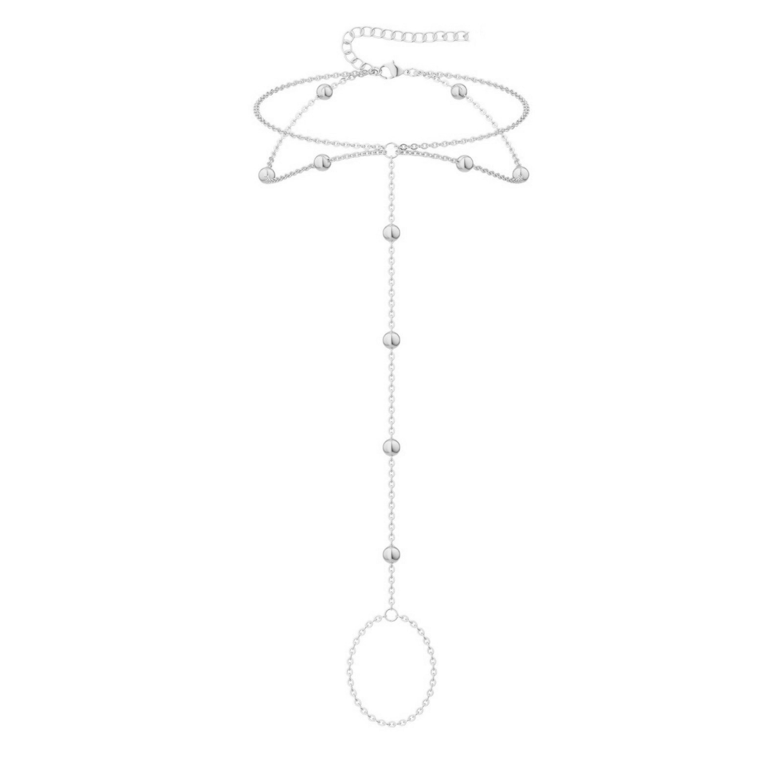 Womens Versatile Personality-filled Ball Bead Anklet