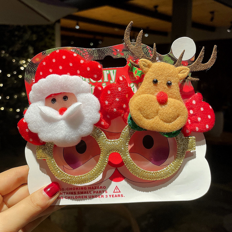 Santa Claus Elk Glasses