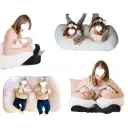 Multi-functional Nursing Pillow With Double-layer Design Baby Feeding Pillow To Prevent Milk Spillage And Spitting Up Supportive Cushion For Feeding view 2
