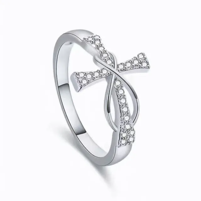 Versatile Geometric Ring For Women White Gold Color - Shop at LoveMi