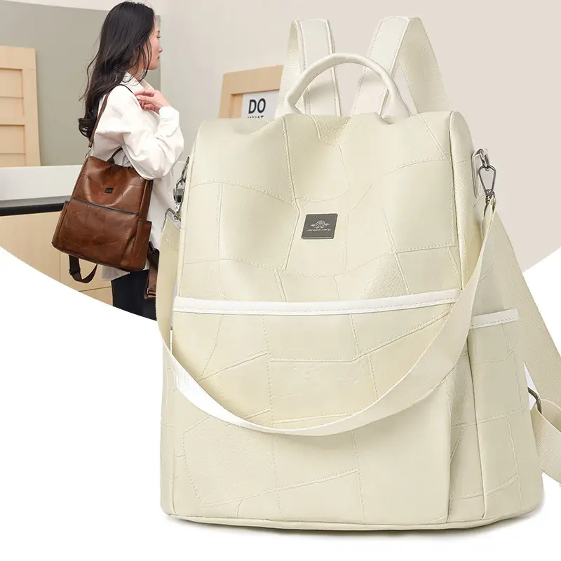 Fashionable Crossbody Backpack For Women, Soft-textured And Trendy