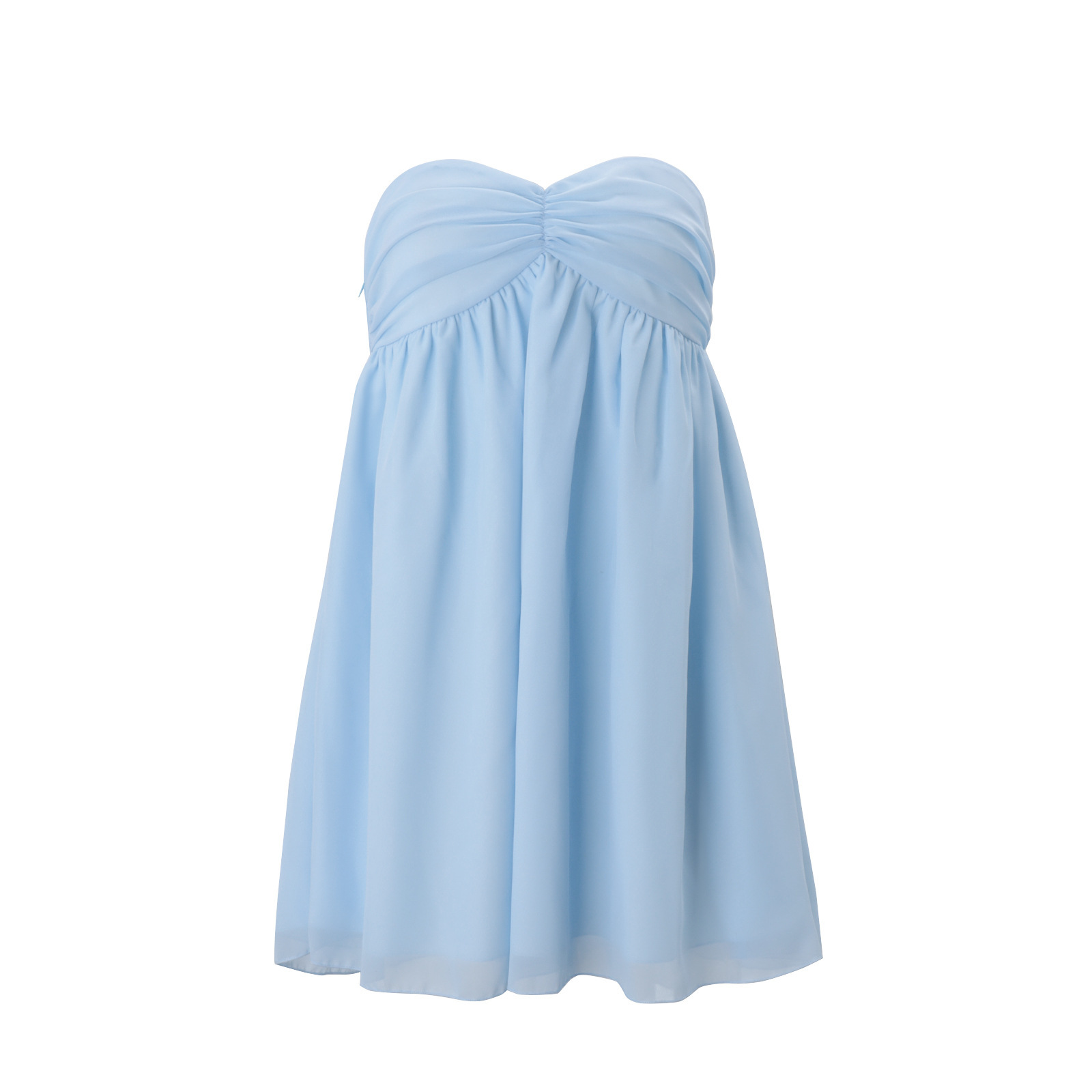 Sweet And Elegant Off-shoulder Solid-color Loose-fitting Tube Dress — photo 1