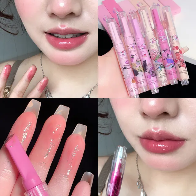 Full Lips Mirror Water Light Fading Lip Lines Moisturizing And Nourishing Lipstick 06 Good 06 Good Hot Girl - Shop at LoveMi