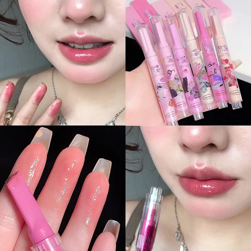 Full Lips Mirror Water Light Fading Lip Lines Moisturizing And Nourishing Lipstick - 06 Good