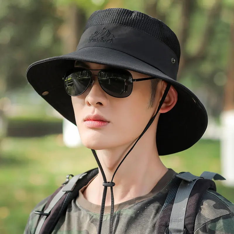Spring and Summer Hat Outdoor Mountaineering Sun Hat Folding