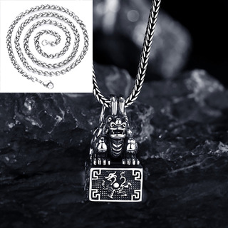 Seal Sterling Silver Pendant Men And Women Can Wear Personalized Necklace