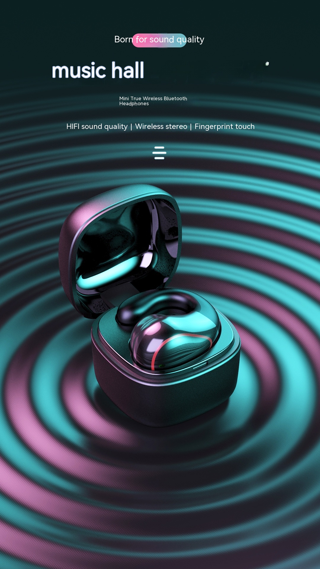 Mini Bluetooth Invisible In-ear Wireless Sports Headset - Image 15