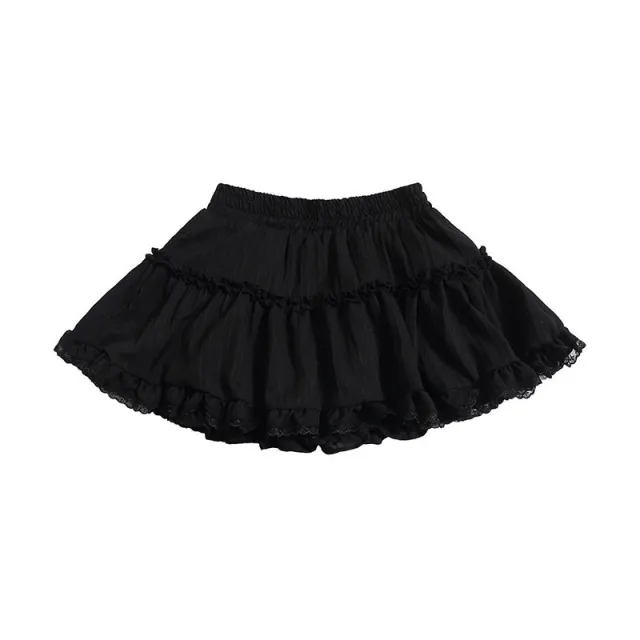 French Ballet Style White Puffy Cake Dress Black - Shop at LoveMi