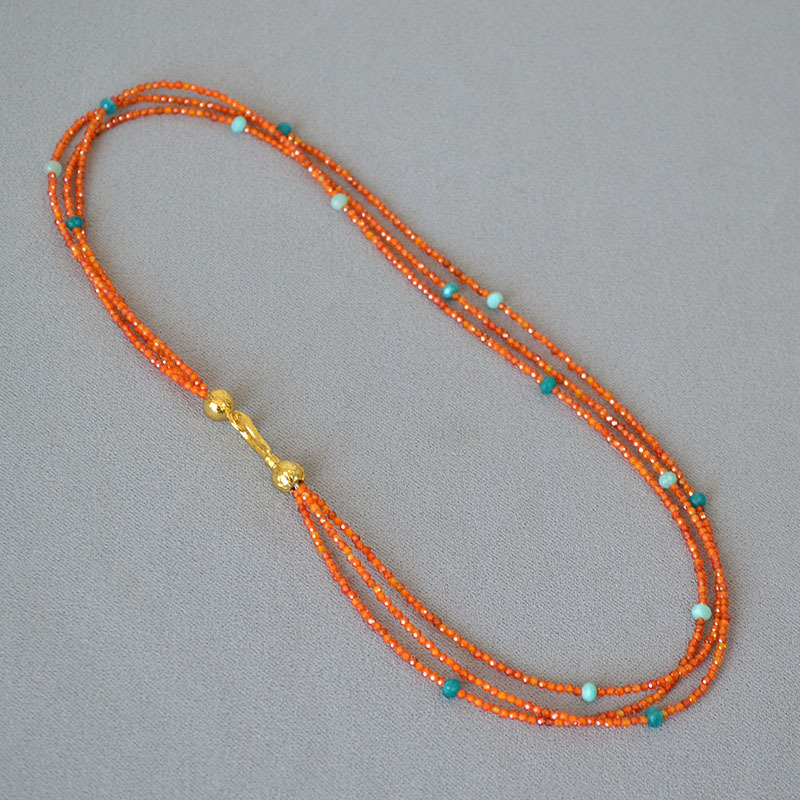Zircon Bead Detachable Necklace, picture 2 of 3