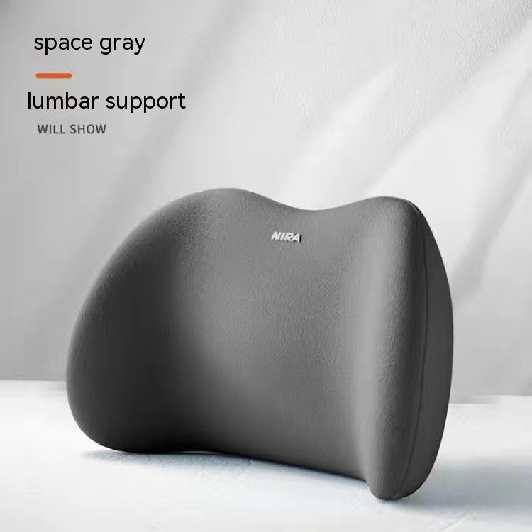 Gray Lumbar Support Pillow