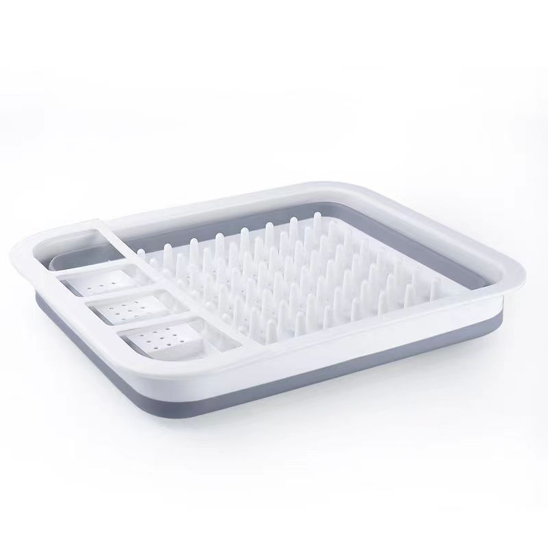 New Foldable Draining Bowl Rack Kitchen Utensil Storage Rack Multi-functional Sink Draining Rack Drying Rack 6