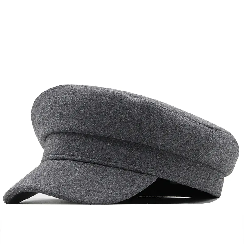 Simple Solid-color Military For Women British Retro