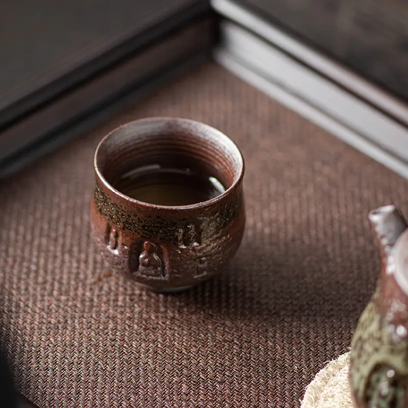 Dunhuang Cultural And Creative Chinese Retro Firewood Handmade Kung Fu Tea Cup