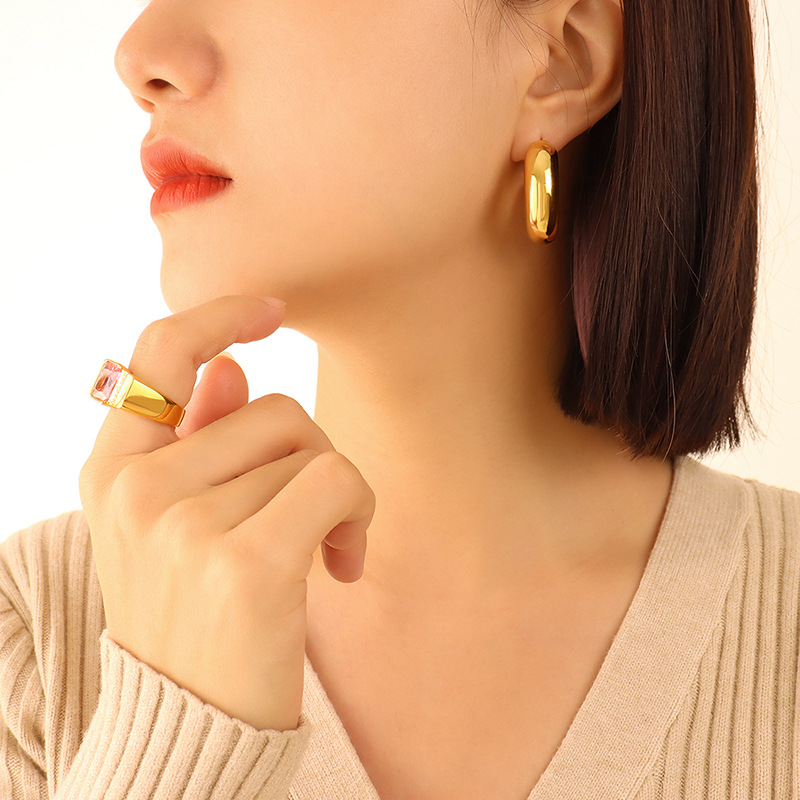 U-shaped Geometric Earrings For Women